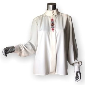 High Neck Talbots Blouse